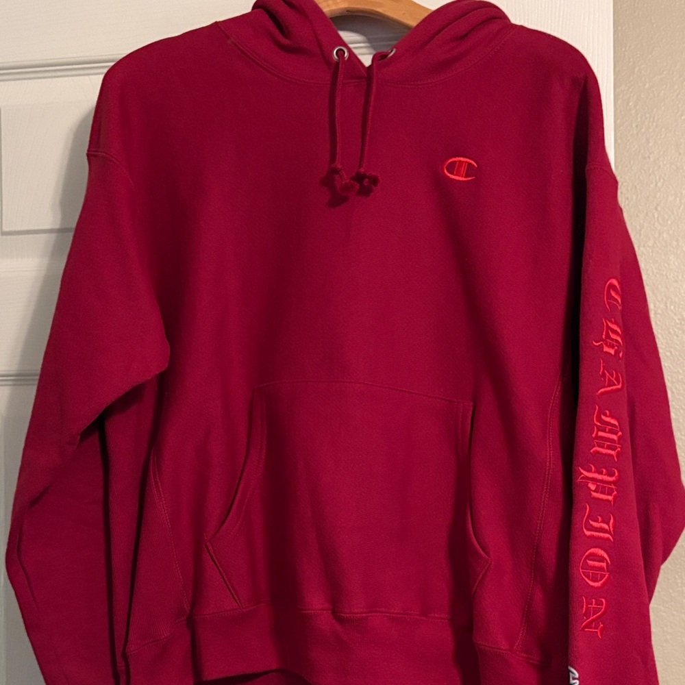 Champion Men's Bold Red Hoodie